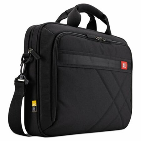 BETTER THAN A BRAND 17 in. Diamond Laptop Briefcase - Black BE3213461